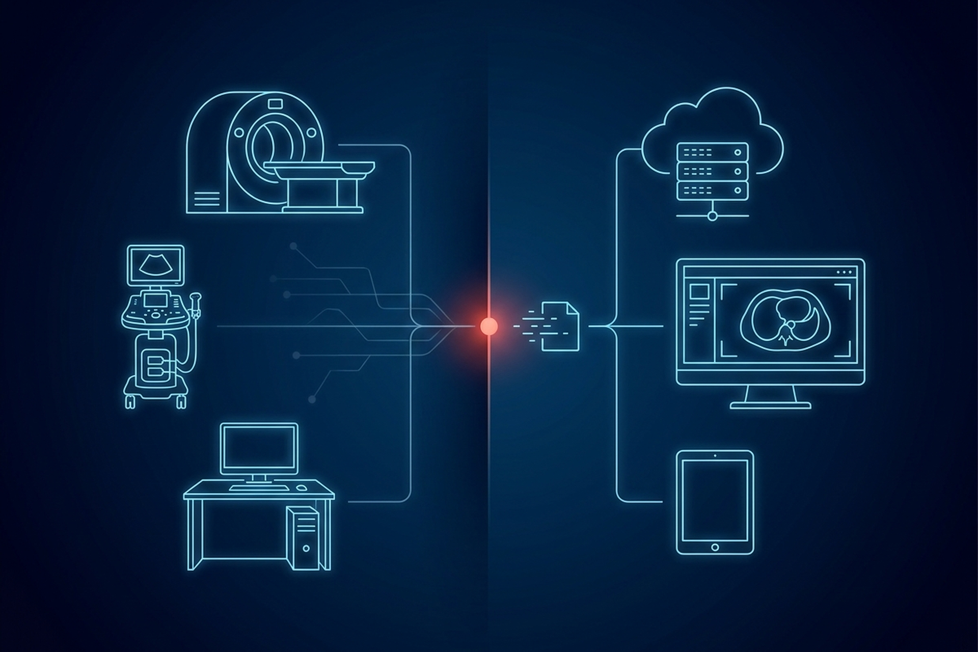 Where a Radiology Information System Ends and PACS Takes Over